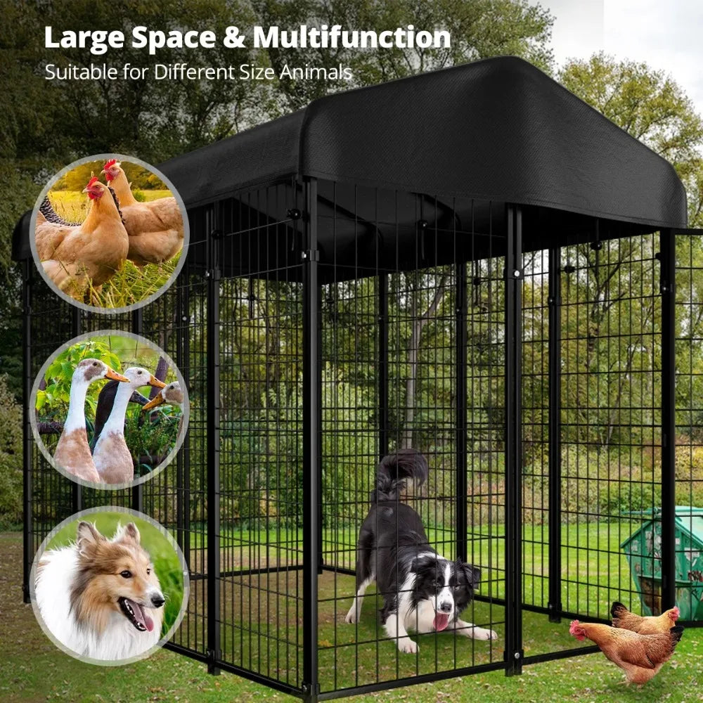Heavy Duty Outdoor Dog Kennel Pet Playpen for All Breeds