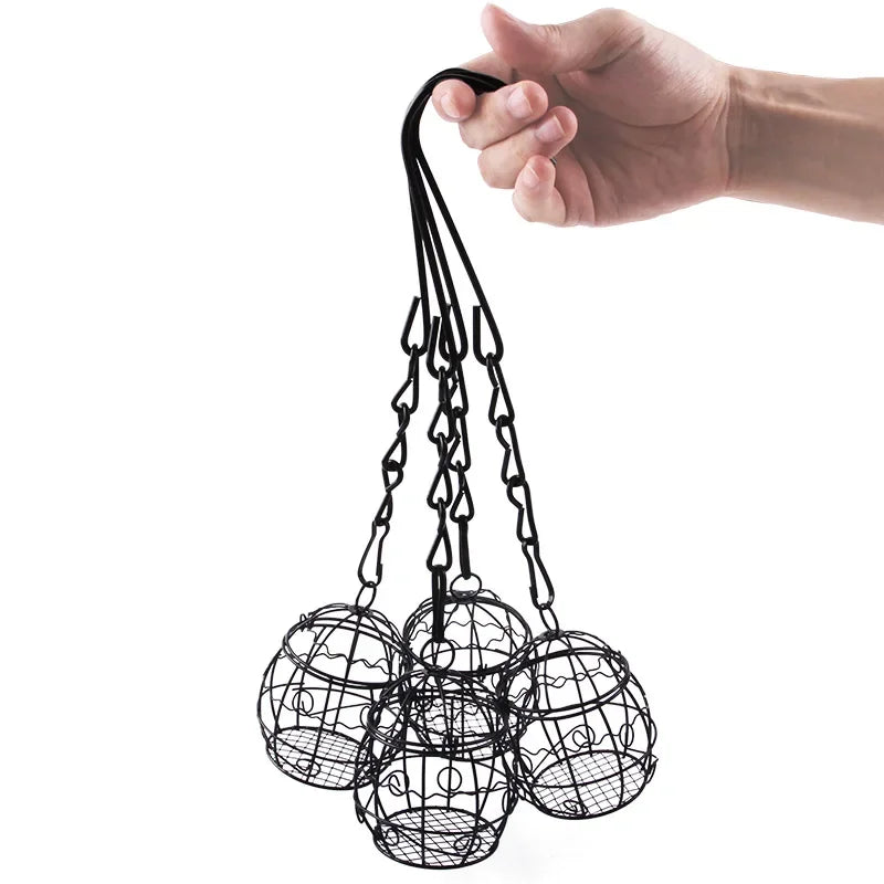 Hanging Metal Bird Feeders For Outdoor Pet Enjoyment