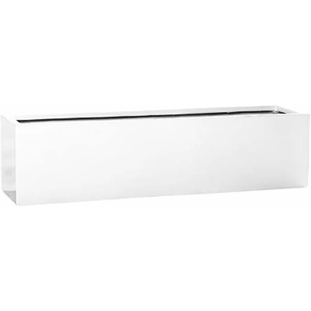 Modern White Balcony Planter Box for Elegant Outdoor Decor