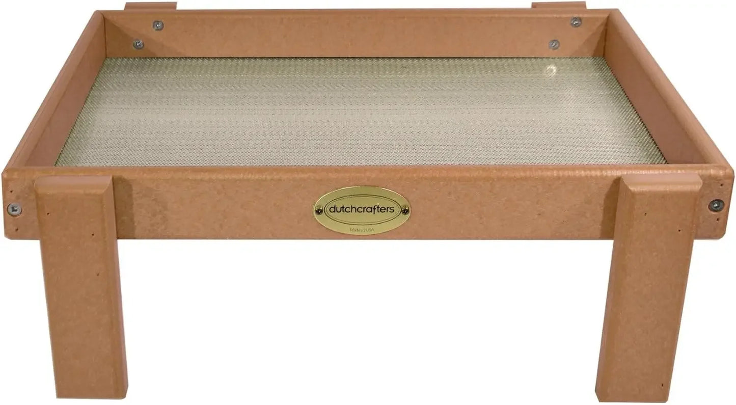 Amish Made Platform Bird Feeder for Outdoor Wild Birds