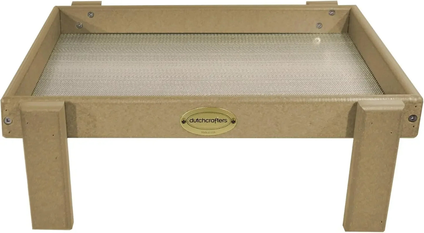 Amish Made Platform Bird Feeder for Outdoor Wild Birds