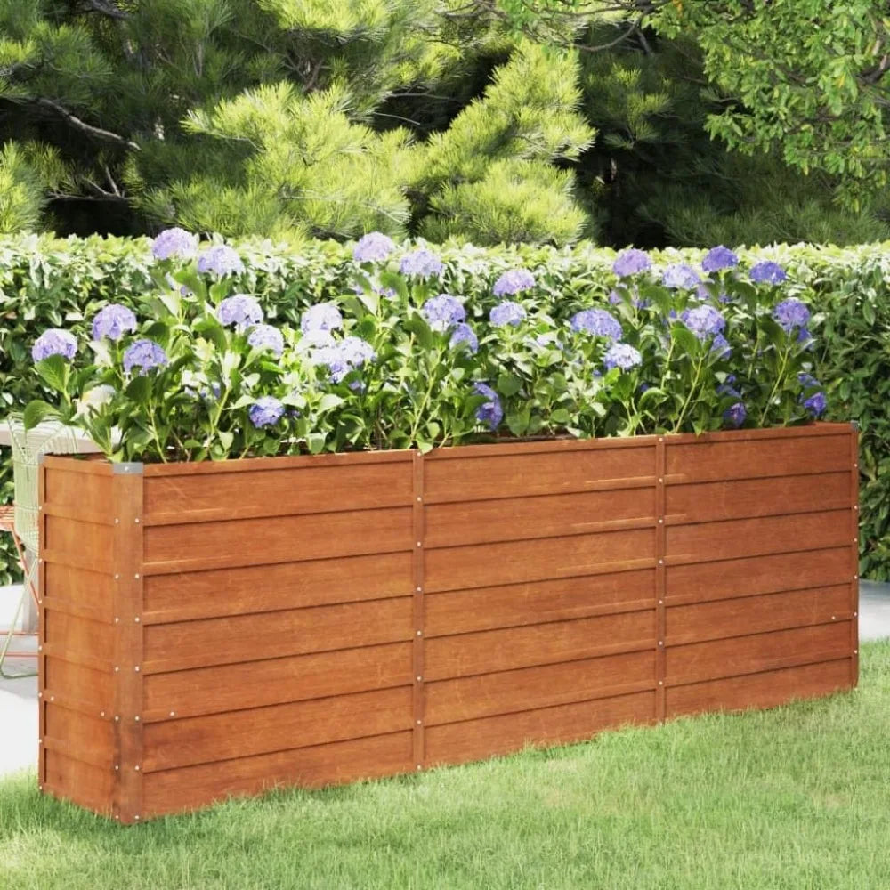 Corten Steel Garden Raised Bed Planter for Outdoor Plants