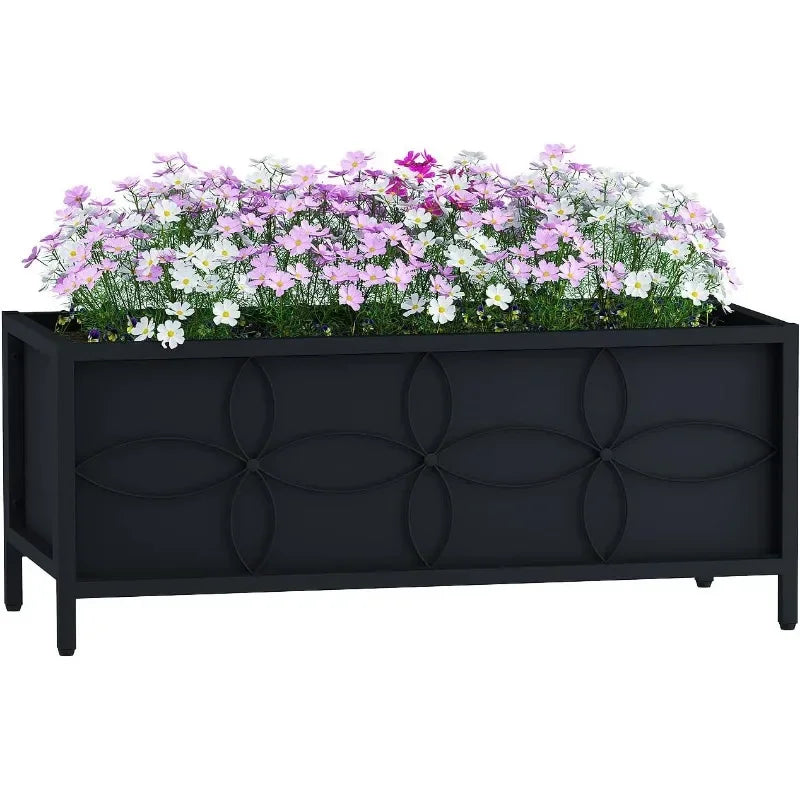 Sturdy Raised Garden Bed with Fabric Liner for Easy Planting