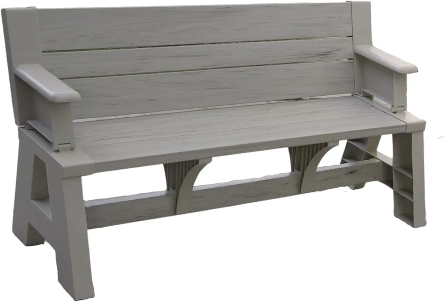 Foldable Outdoor Bench and Picnic Table for Space-Saving Comfort
