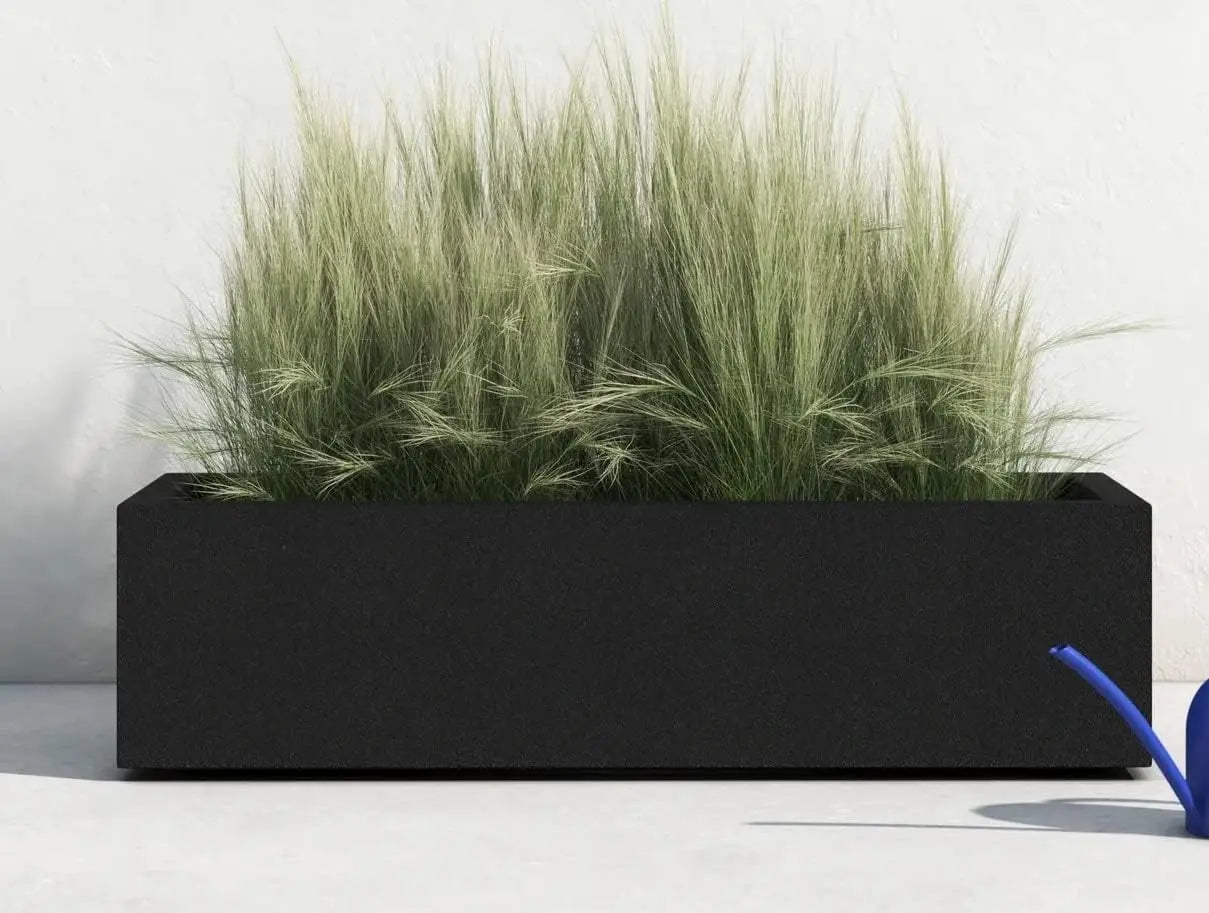 Modern White Balcony Planter Box for Elegant Outdoor Decor