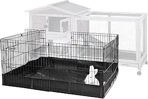 Rabbit Hutch Indoor Outdoor Cage for Bunnies and Guinea Pigs