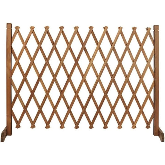 Retractable Wooden Garden Fence Panel for Pets and Privacy