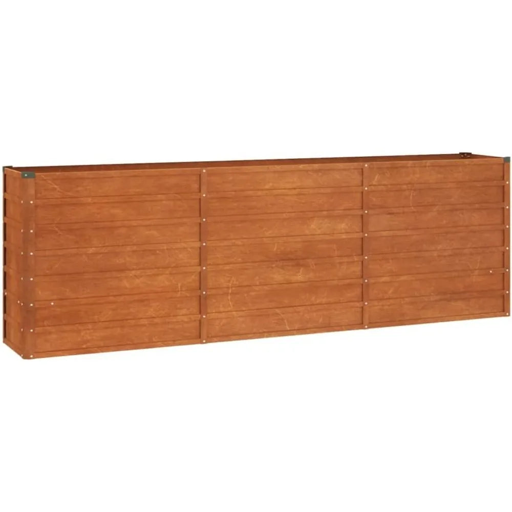Corten Steel Garden Raised Bed Planter for Outdoor Plants