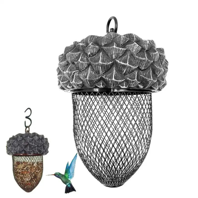 Acorn Bird Feeder Natural Hanging Bird House for Wildlife