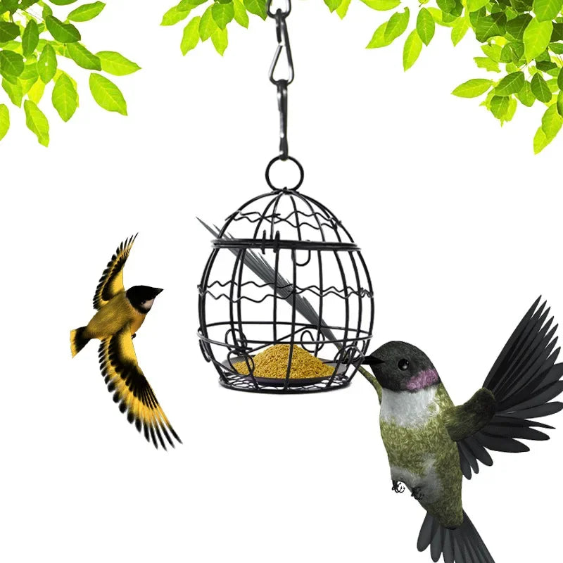 Hanging Metal Bird Feeders For Outdoor Pet Enjoyment