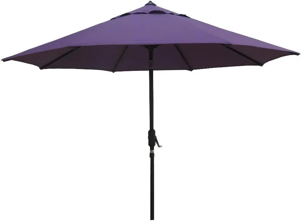 Outdoor Patio Umbrella with Crank and Tilt for Sun Protection