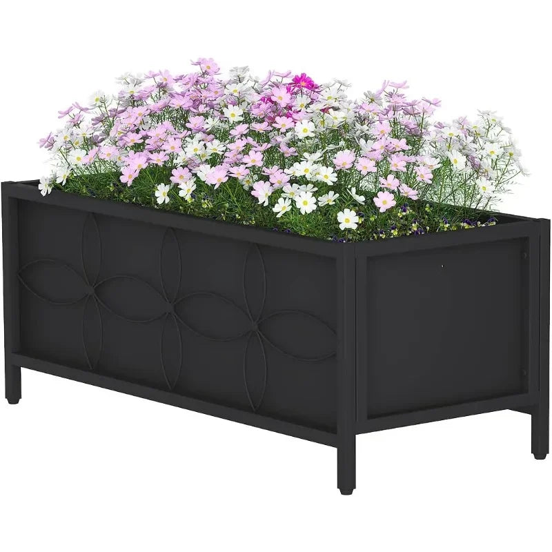 Sturdy Raised Garden Bed with Fabric Liner for Easy Planting