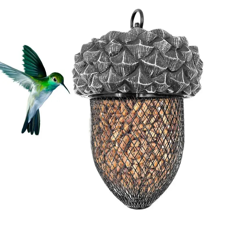 Acorn Bird Feeder Natural Hanging Bird House for Wildlife