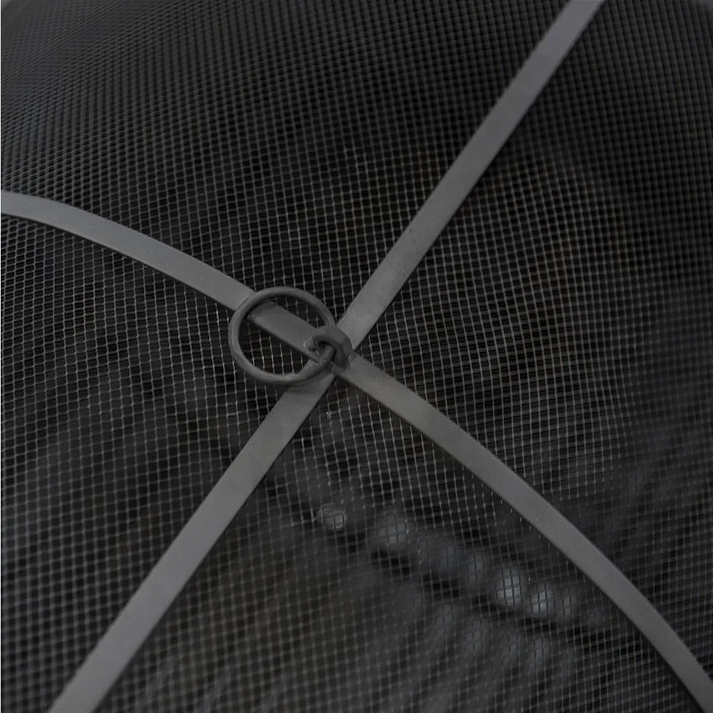 Large Oval Barrel Wood Burner Firepit for Outdoor Enjoyment