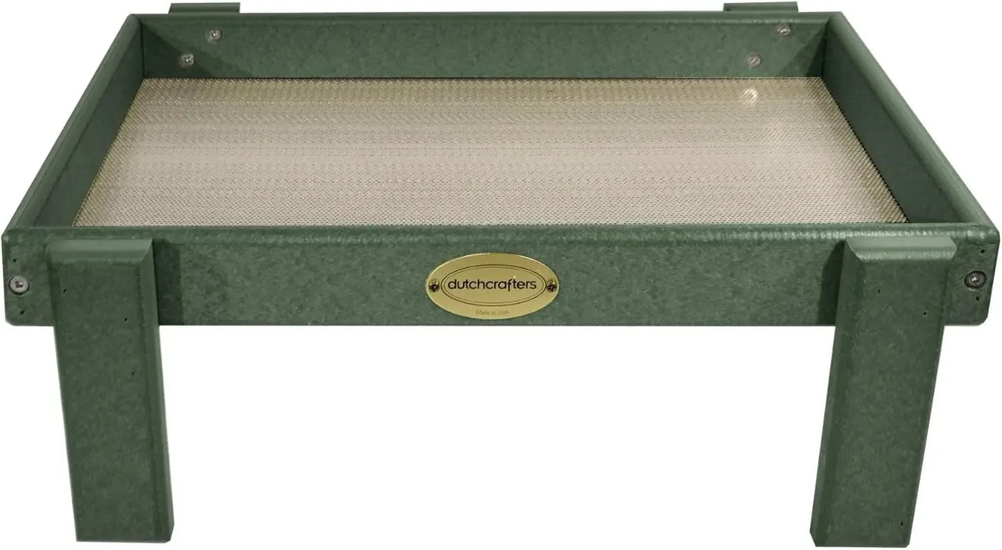 Amish Made Platform Bird Feeder for Outdoor Wild Birds