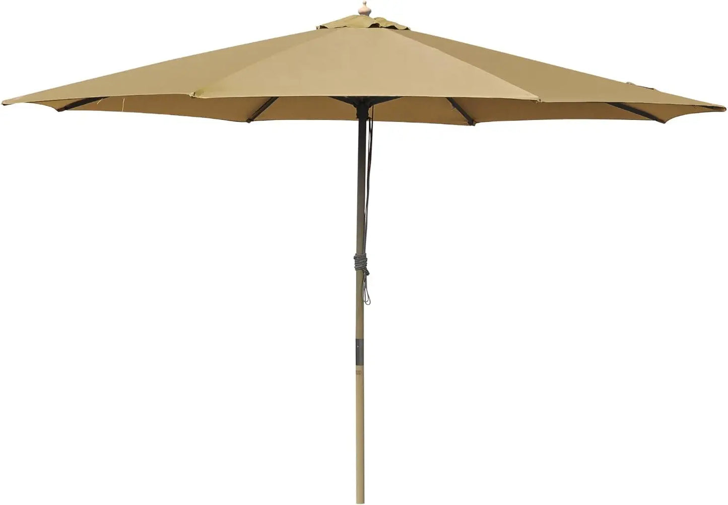 Wooden Outdoor Patio Umbrella for Garden and Beach Enjoyment