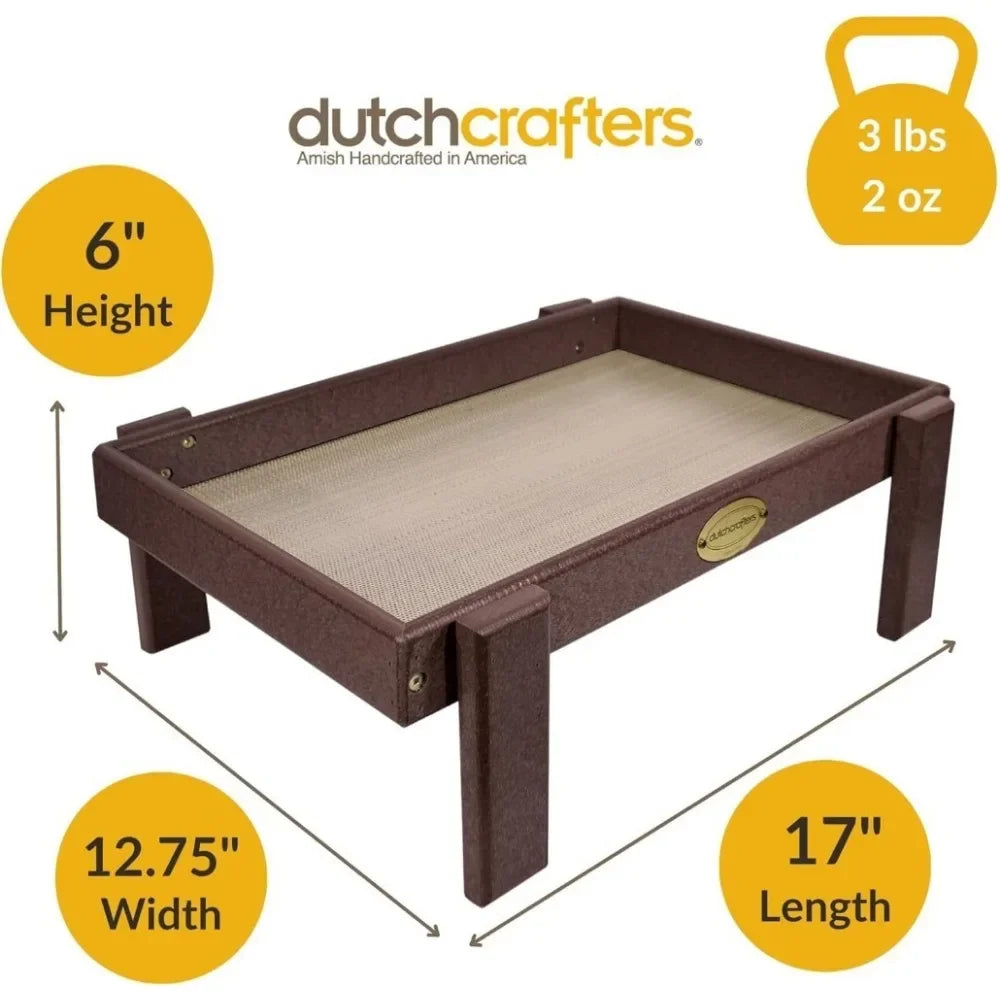 Amish Made Platform Bird Feeder for Outdoor Wild Birds