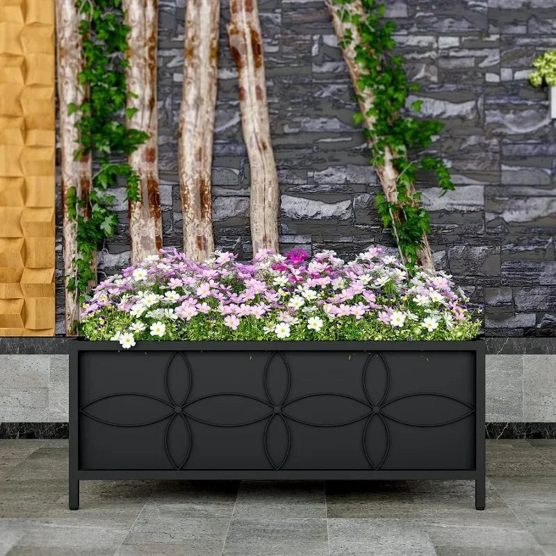 Sturdy Raised Garden Bed with Fabric Liner for Easy Planting