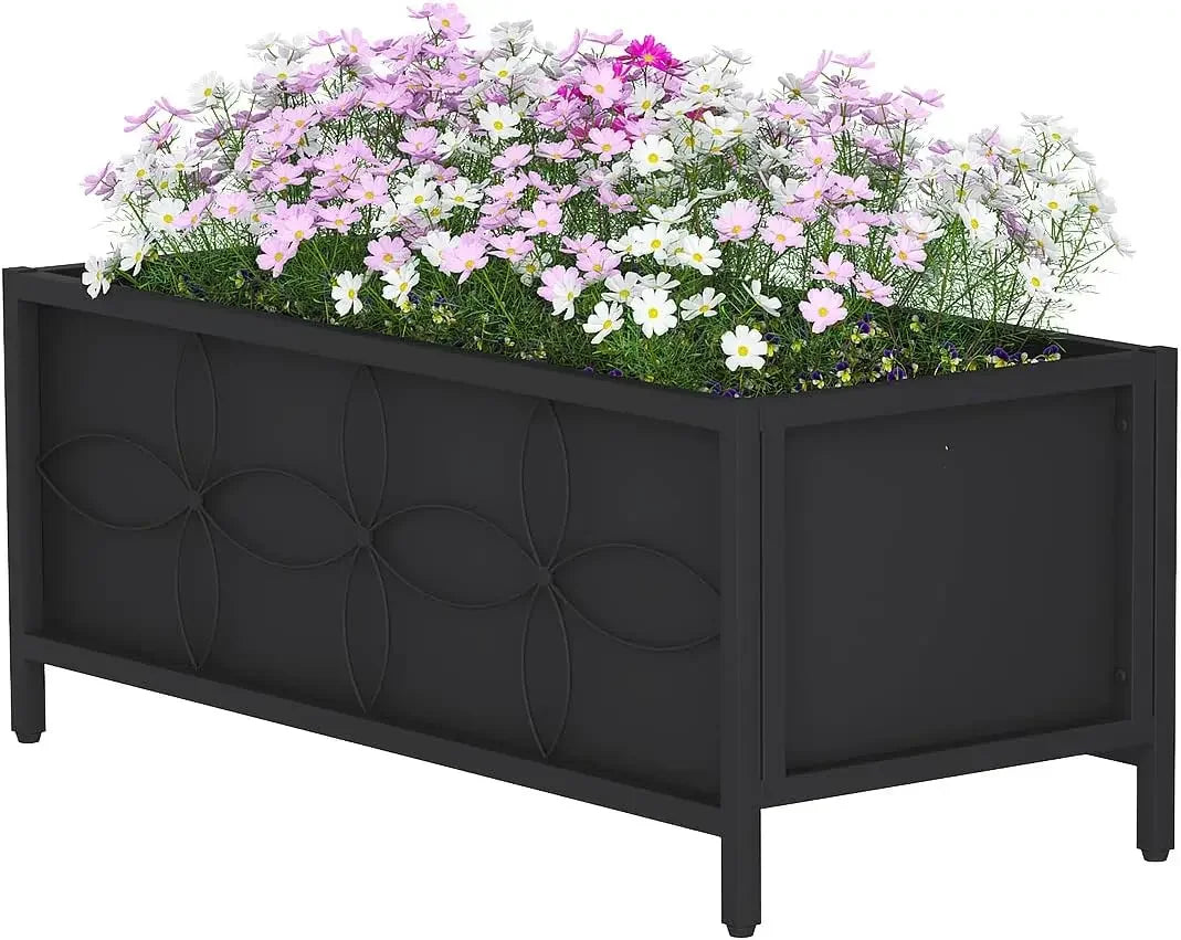 Sturdy Raised Garden Bed with Fabric Liner for Easy Planting