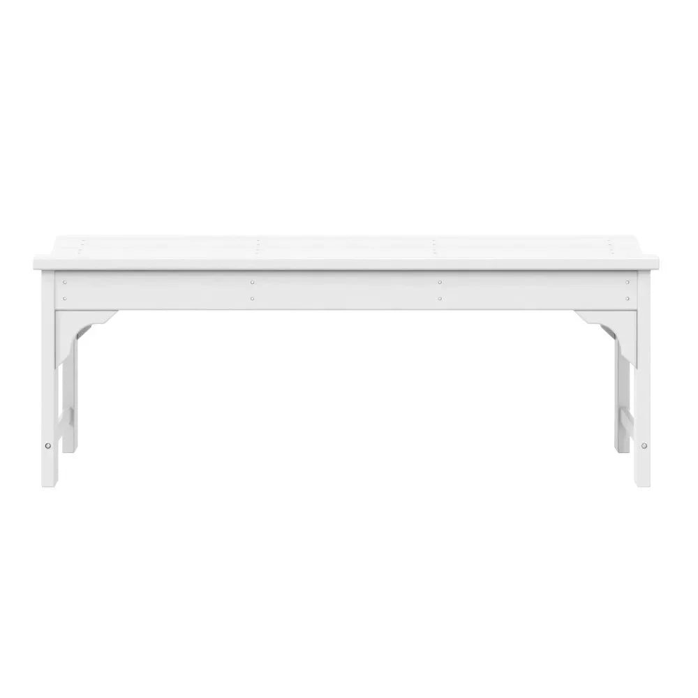 Modern Backless Outdoor Garden Bench for Relaxing Spaces