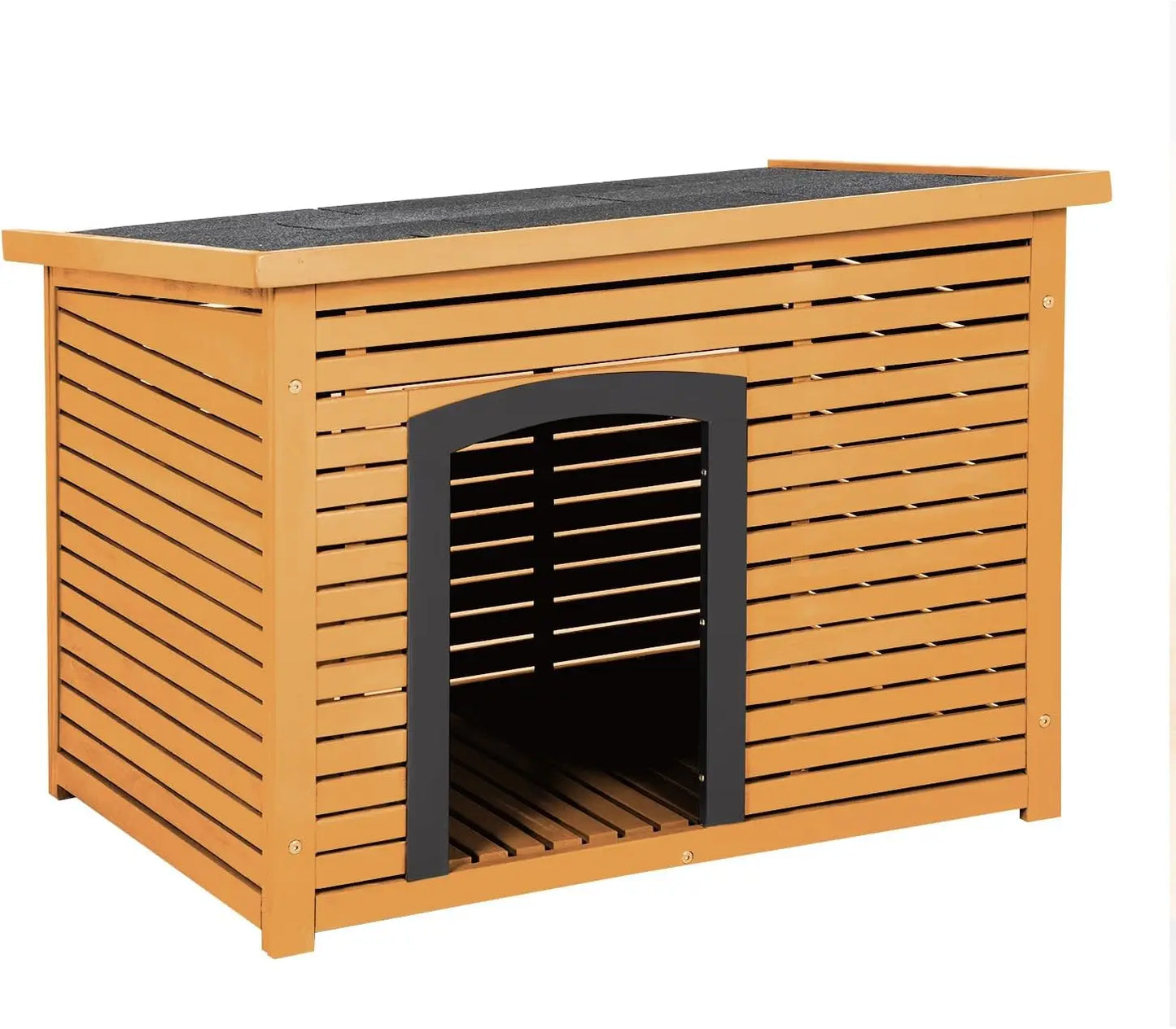 Outdoor Insulated Dog House Durable Weatherproof Puppy Shelter