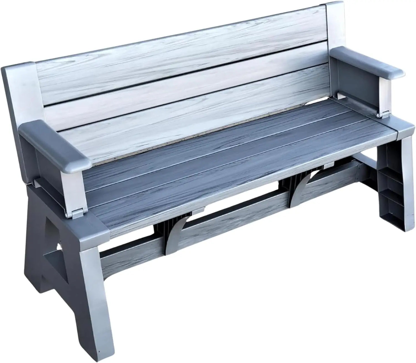 Foldable Outdoor Bench and Picnic Table for Space-Saving Comfort