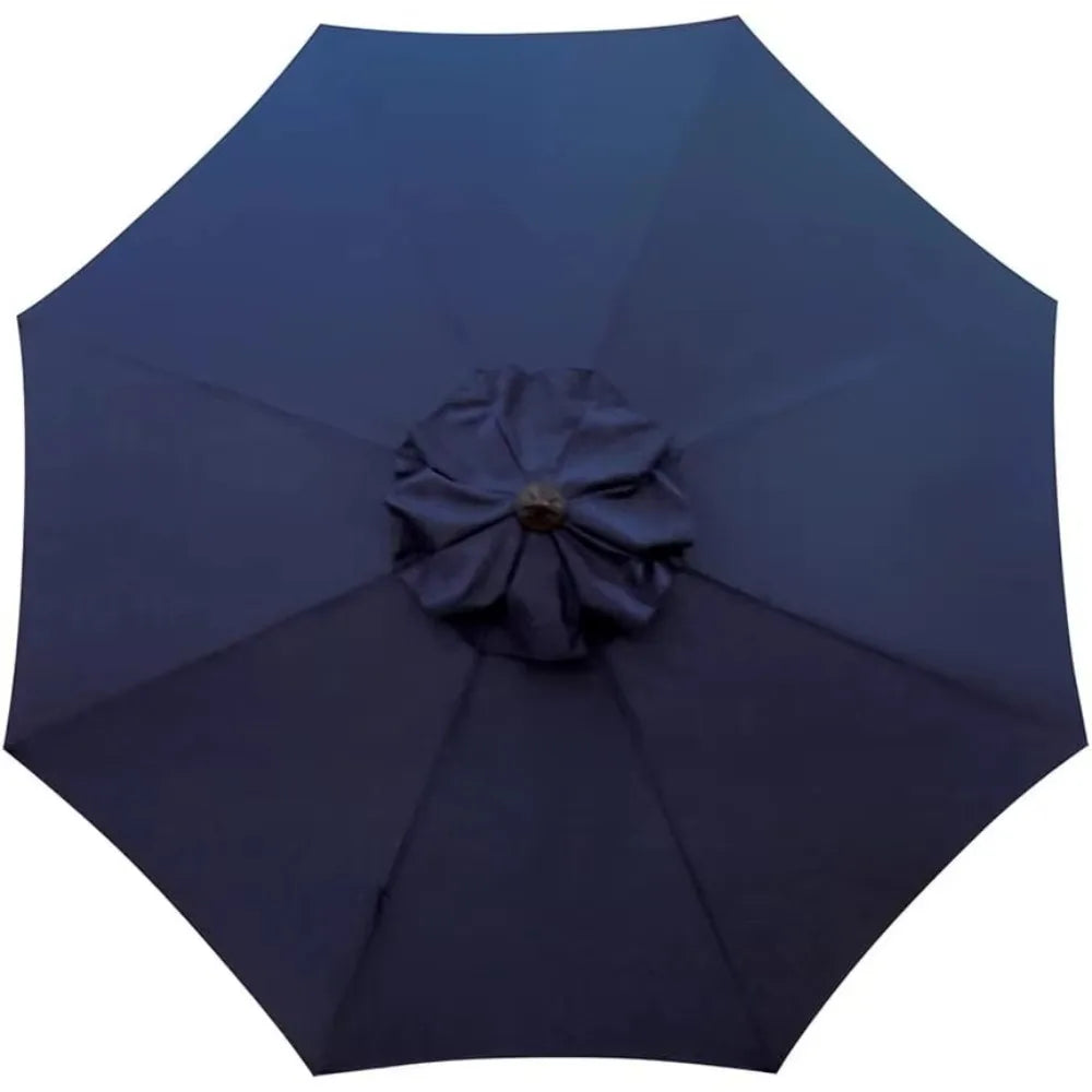 Outdoor Patio Umbrella with Crank and Tilt for Sun Protection