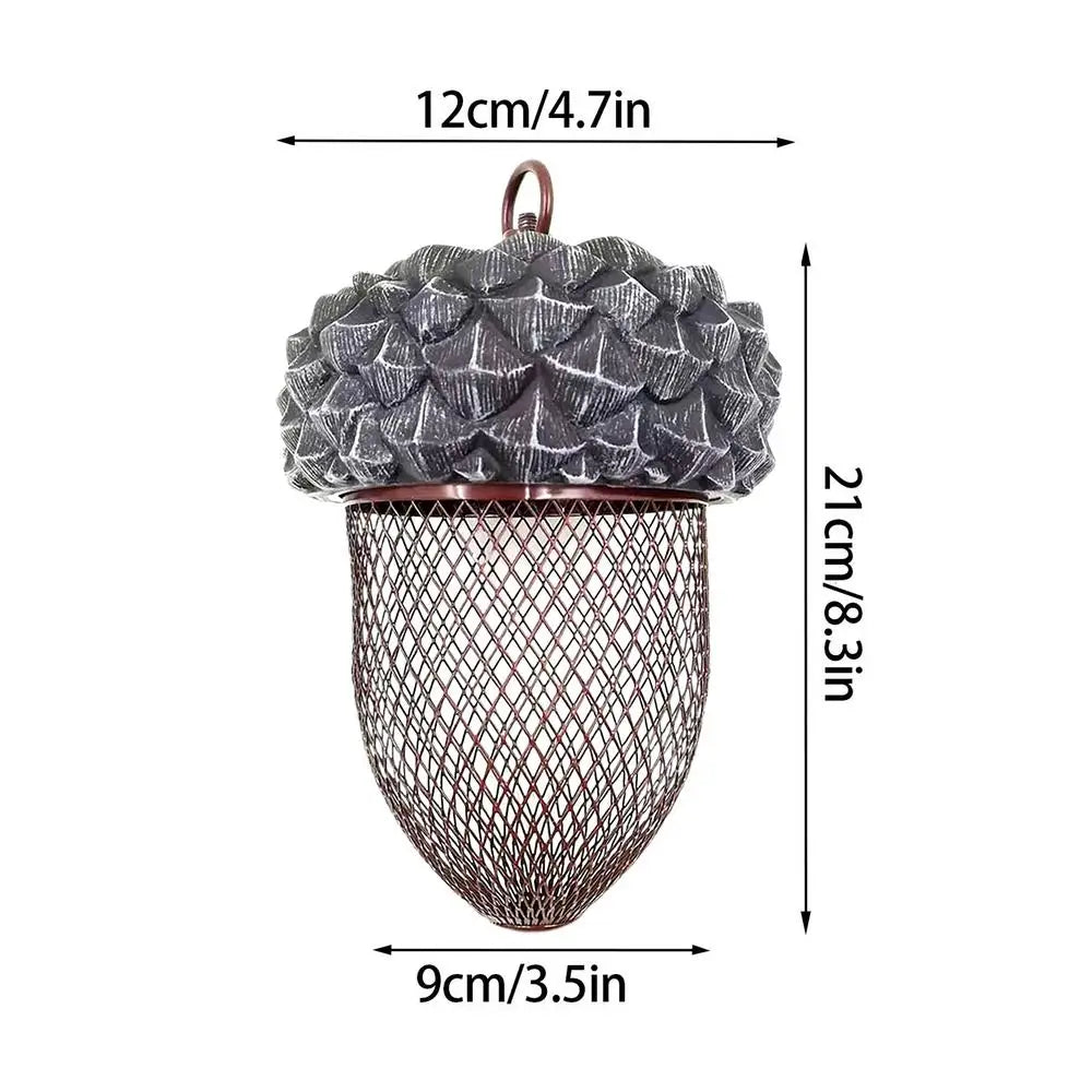 Acorn Bird Feeder Natural Hanging Bird House for Wildlife