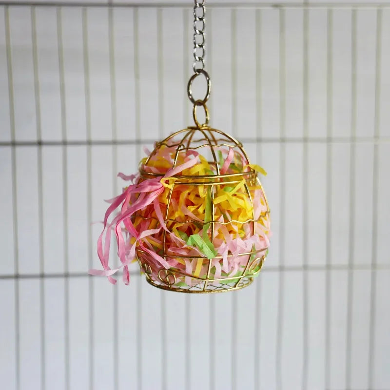 Hanging Metal Bird Feeders For Outdoor Pet Enjoyment
