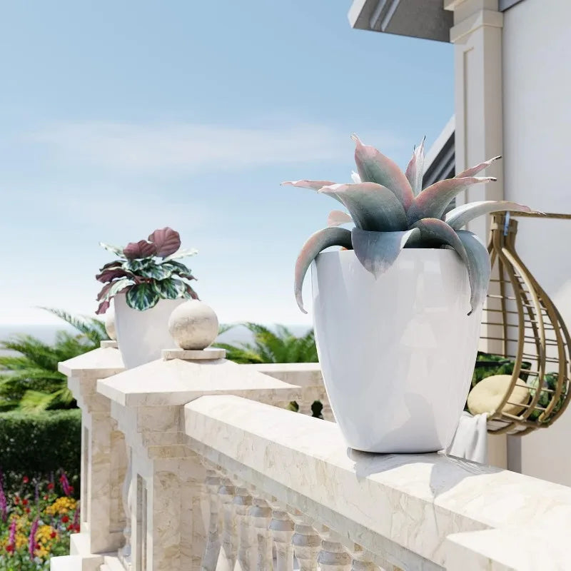 Modern Plant Pots Set for Indoor and Outdoor Decor