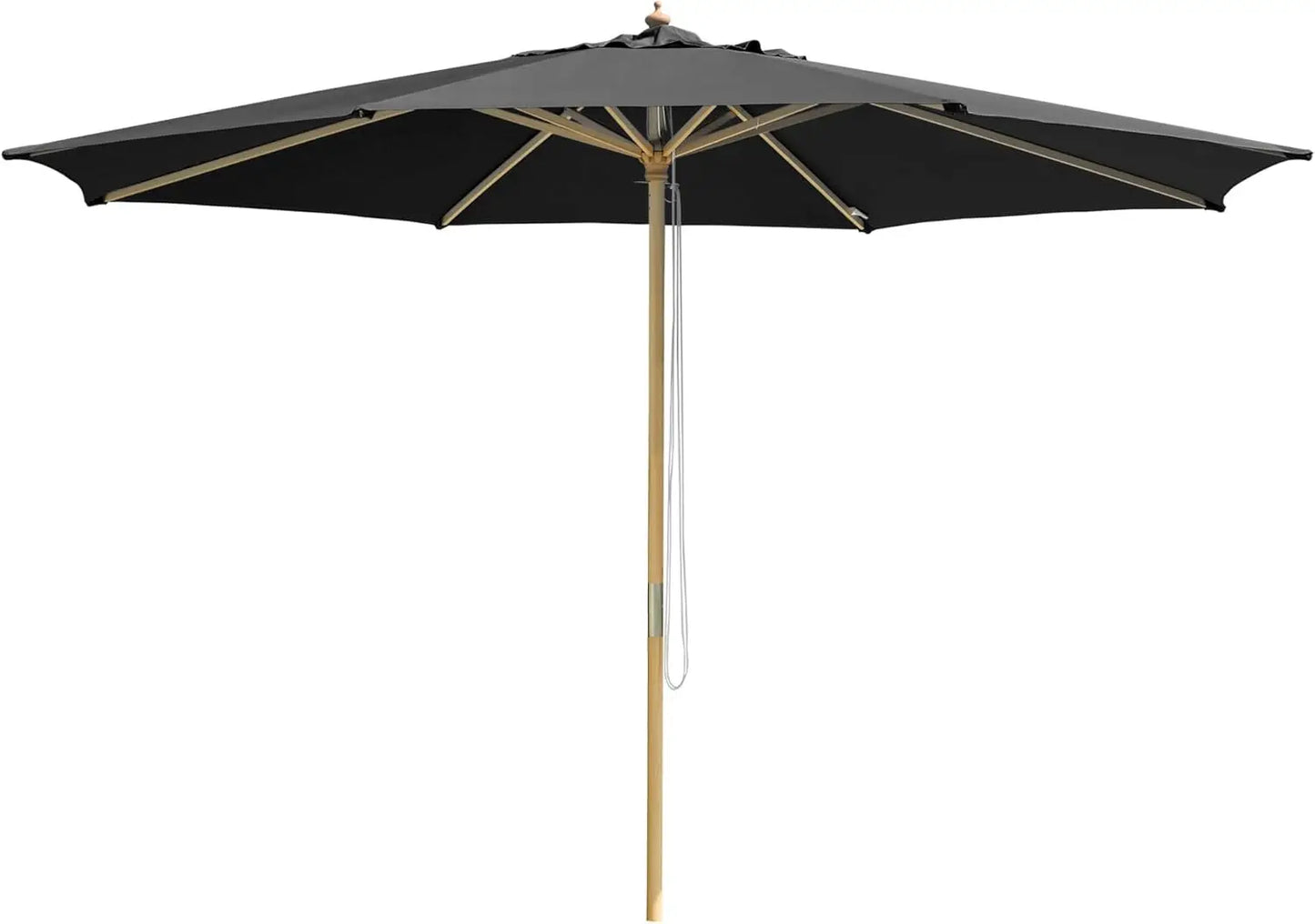Wooden Outdoor Patio Umbrella for Garden and Beach Enjoyment