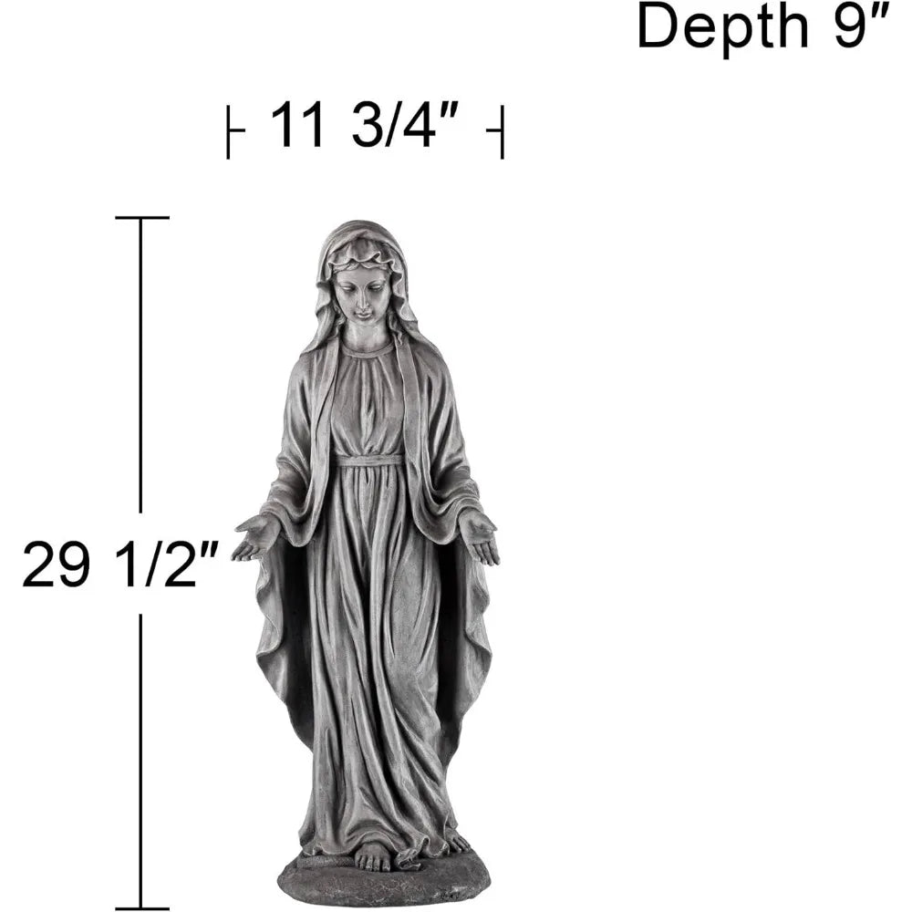 Virgin Mary Statue for Sacred Outdoor Garden Decoration