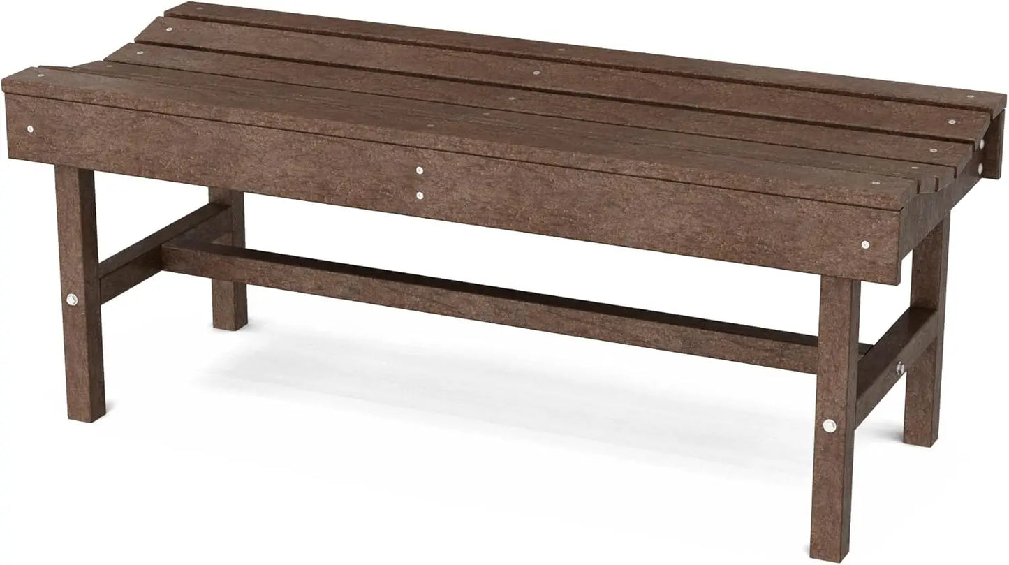 Classic Vineyard Outdoor Bench for Patio and Garden Use