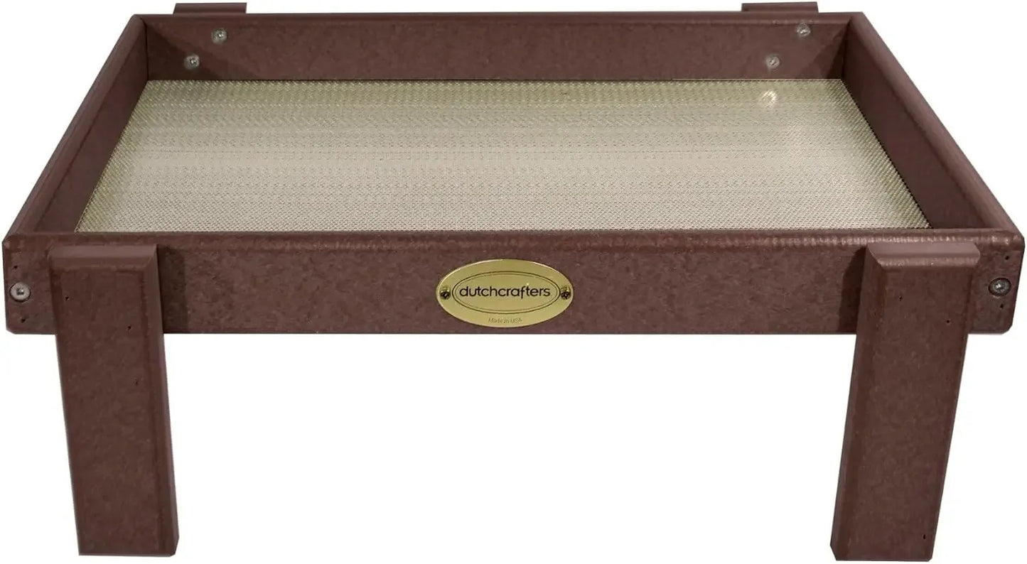 Amish Made Platform Bird Feeder for Outdoor Wild Birds