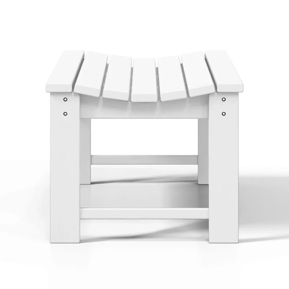 Modern Backless Outdoor Garden Bench for Relaxing Spaces