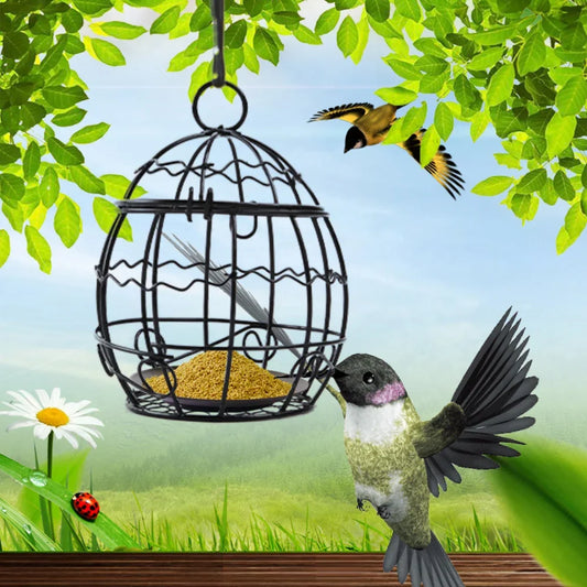 Hanging Metal Bird Feeders For Outdoor Pet Enjoyment