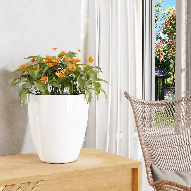 Modern Plant Pots Set for Indoor and Outdoor Decor