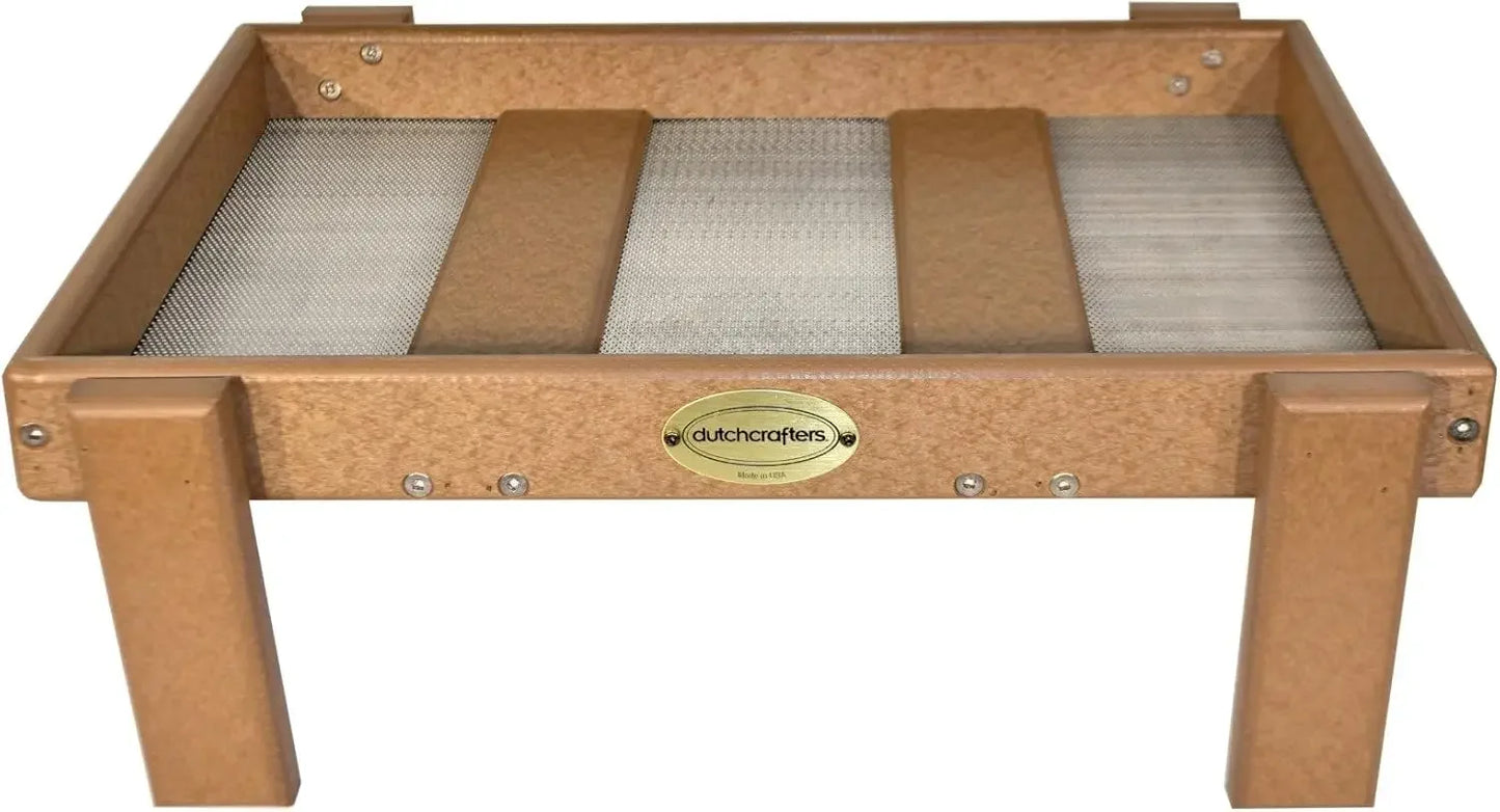 Amish Made Platform Bird Feeder for Outdoor Wild Birds