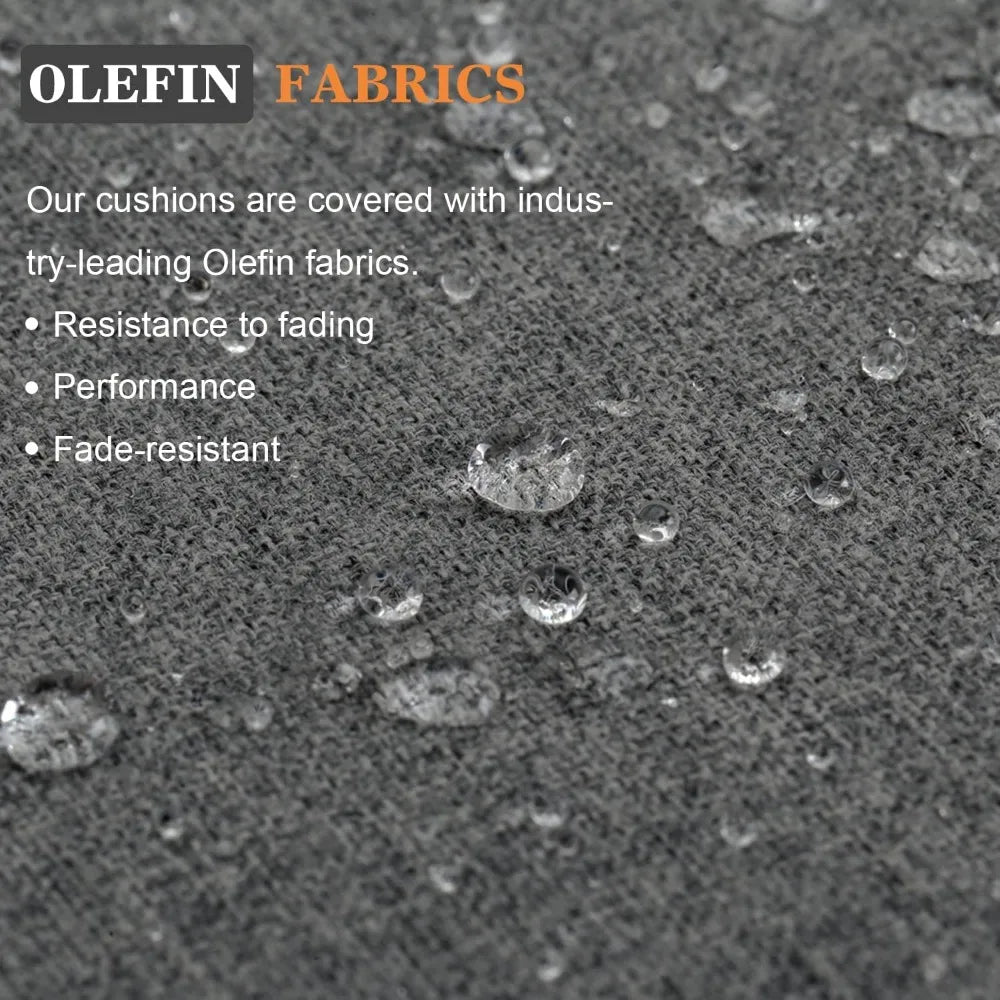 Modern Aluminum Patio Furniture Set for Elegant Outdoor Conversations