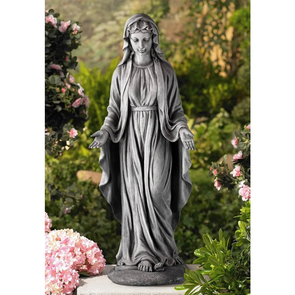 Virgin Mary Statue for Sacred Outdoor Garden Decoration