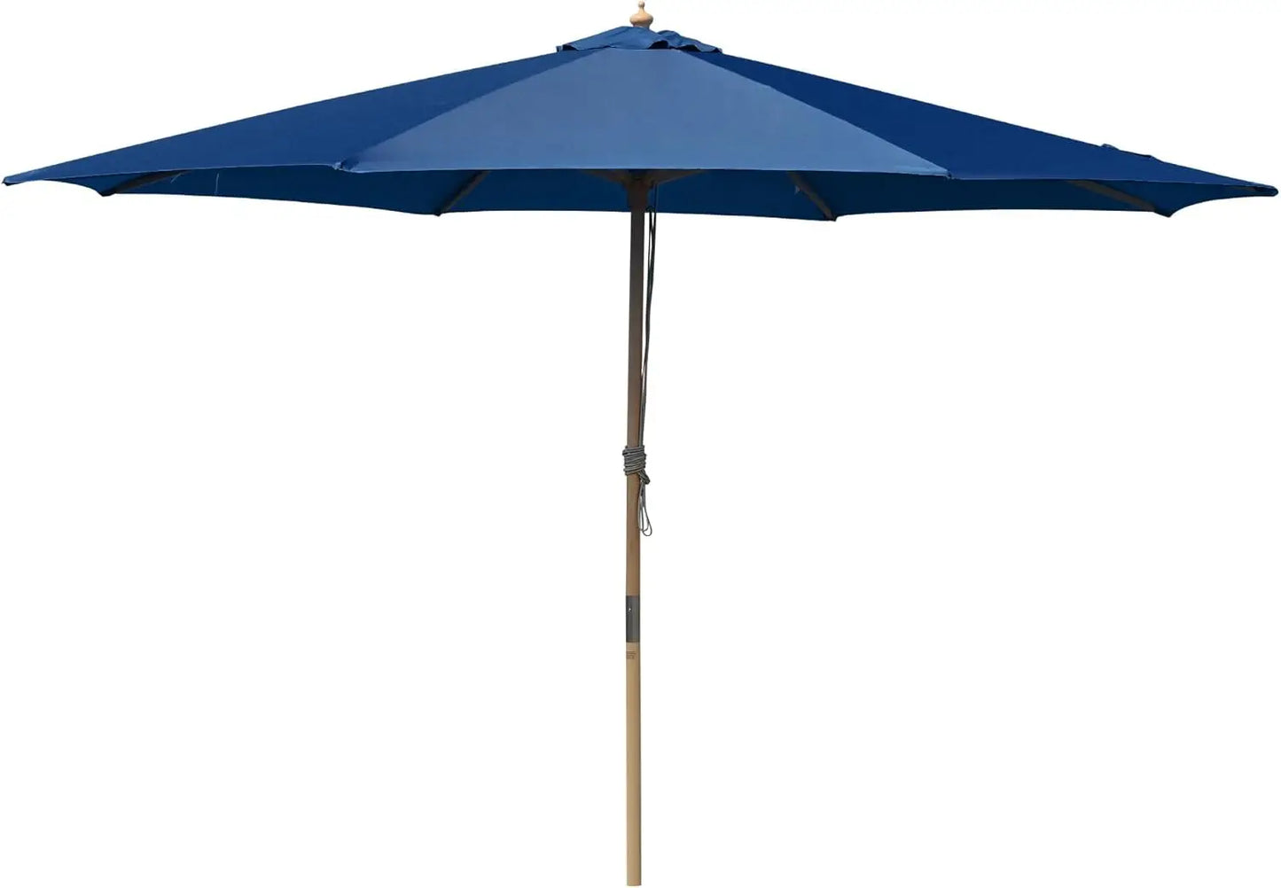 Wooden Outdoor Patio Umbrella for Garden and Beach Enjoyment