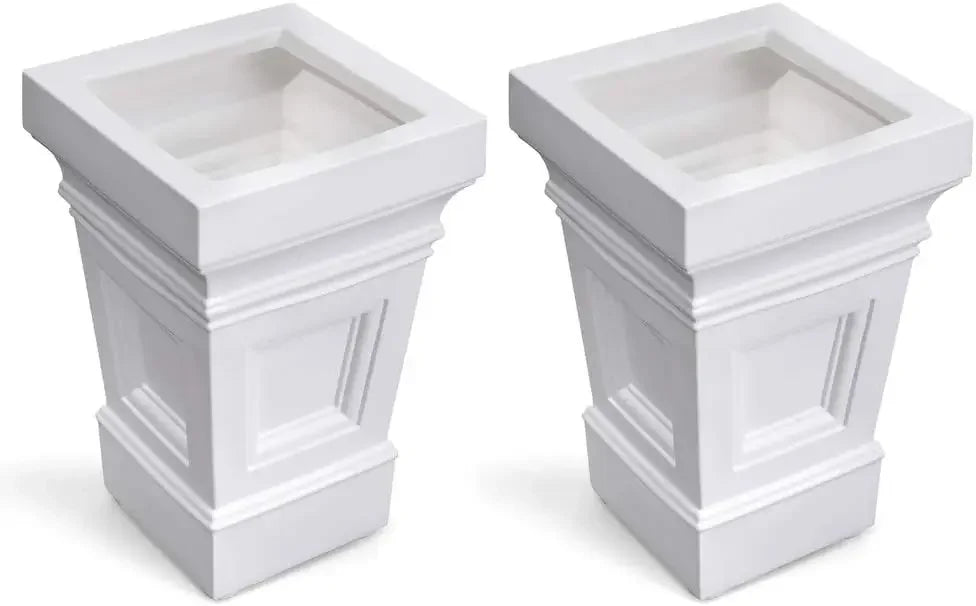 Atherton Square Planter for Outdoor Gardening and Patio Decor