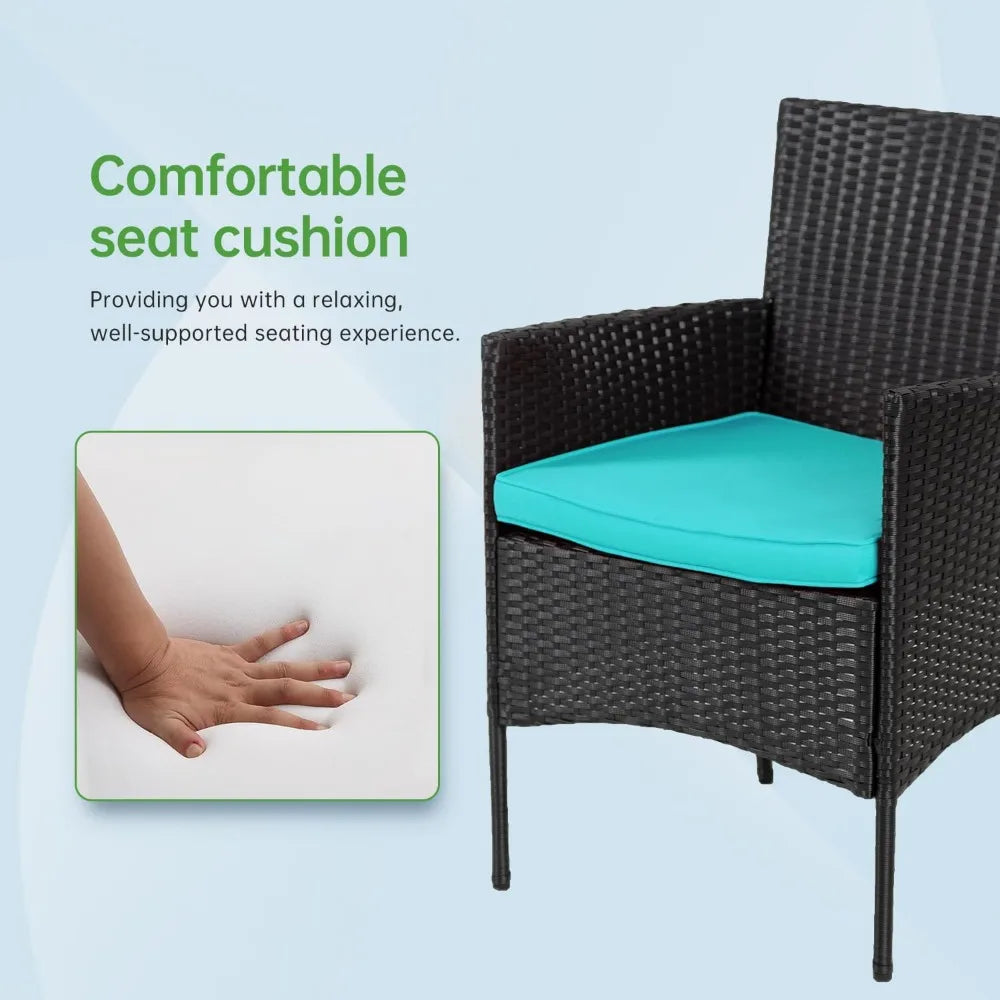 Outdoor Wicker Patio Conversation Furniture Set for Relaxation