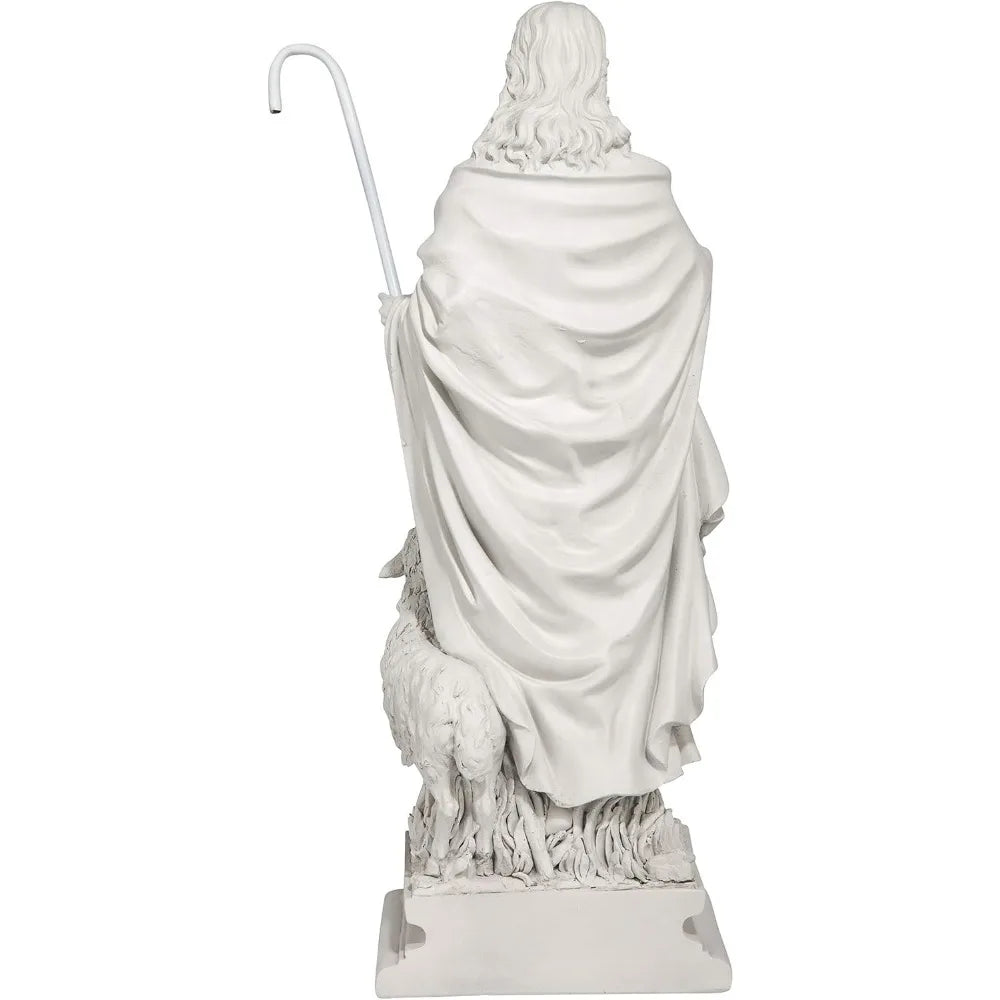 Jesus Good Shepherd Garden Statue for Outdoor Decor
