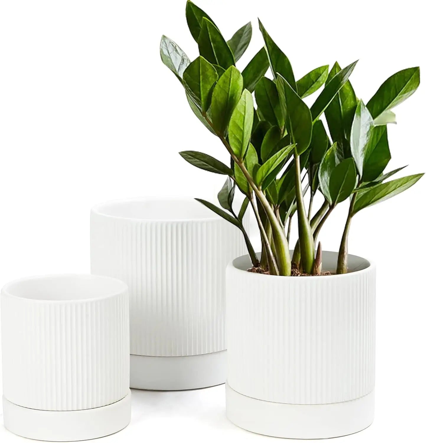 Ceramic Planter Pots Set for Indoor and Outdoor Plants